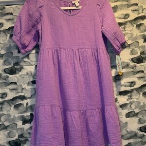 Purple Cat & Jack girls dress size XL (14)